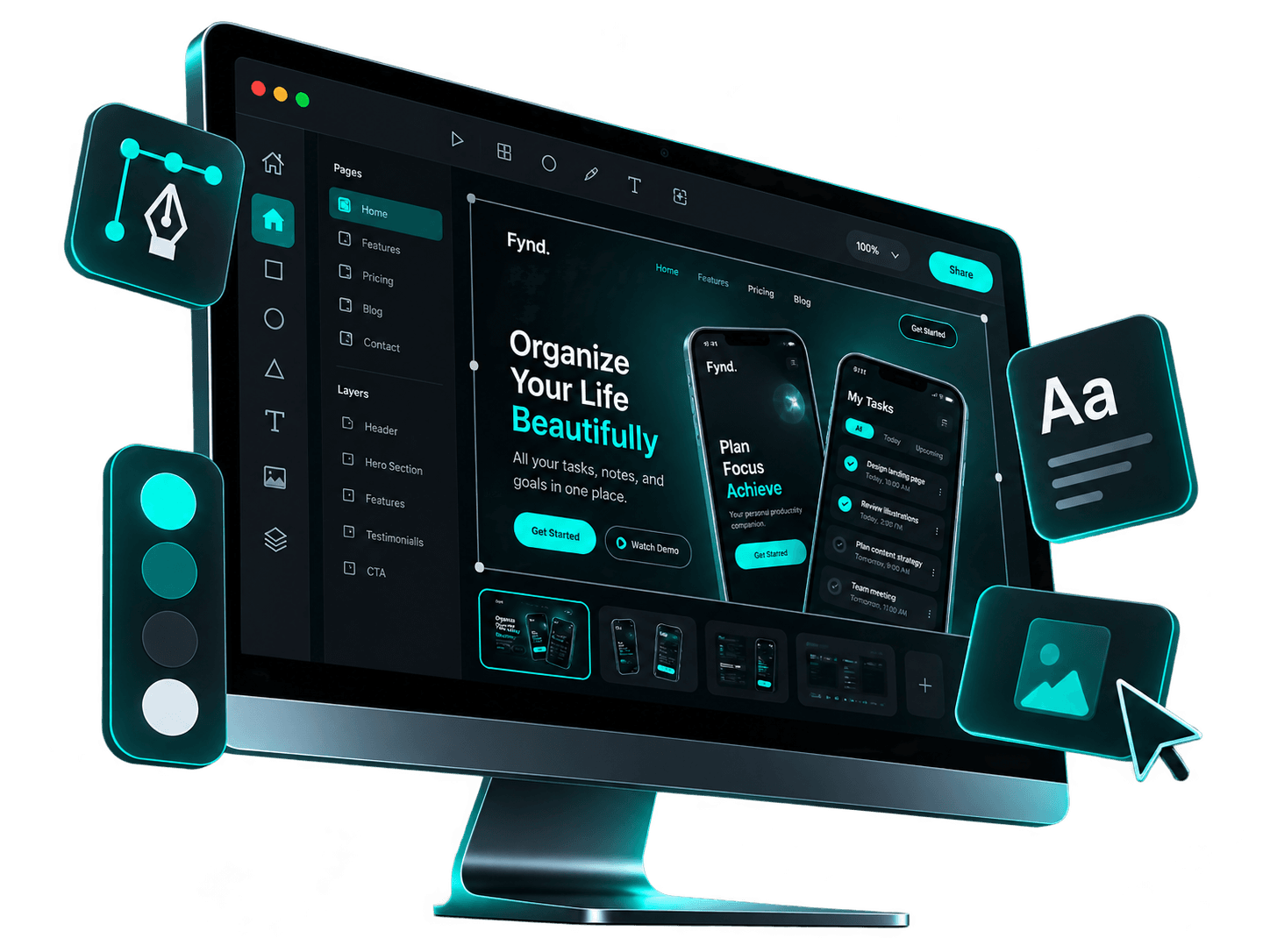 UI/UX Design illustration